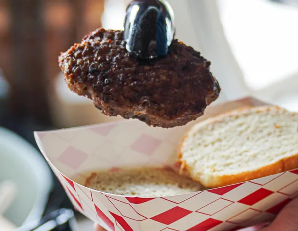 Single Hamburger (Build-Your-Own Burger Bar)