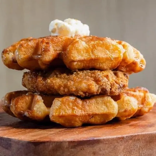 Syrup Chicken And Waffles